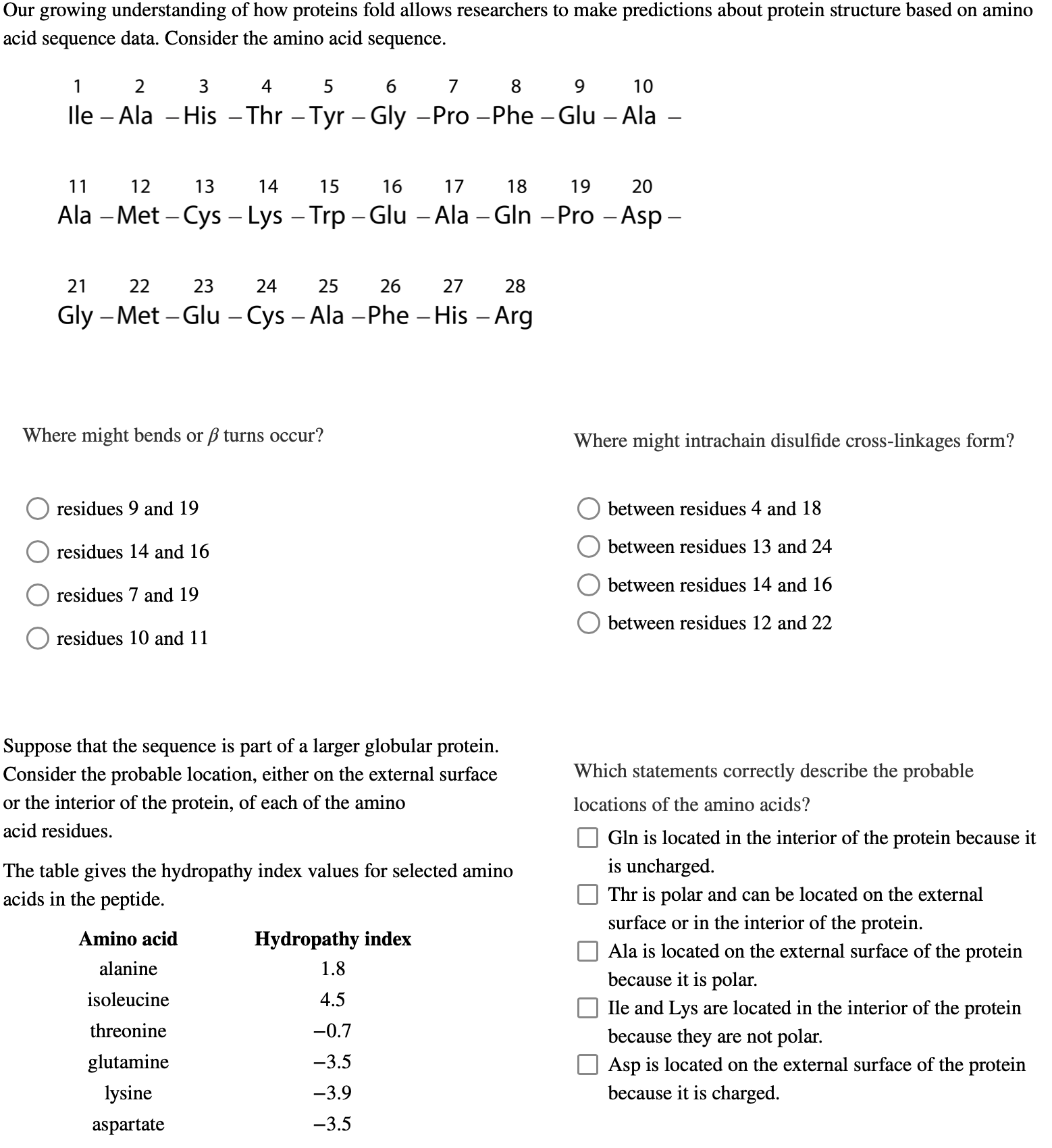 Solved Our growing understanding of how proteins fold allows | Chegg.com