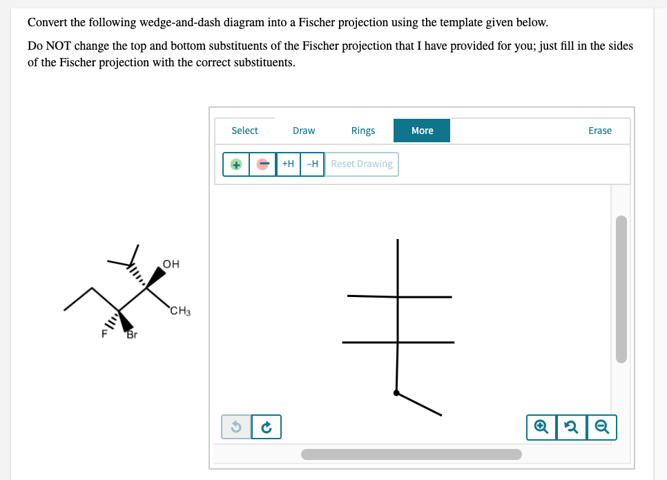 Solved Convert The Following Wedge And Dash Diagram Into A Chegg Com