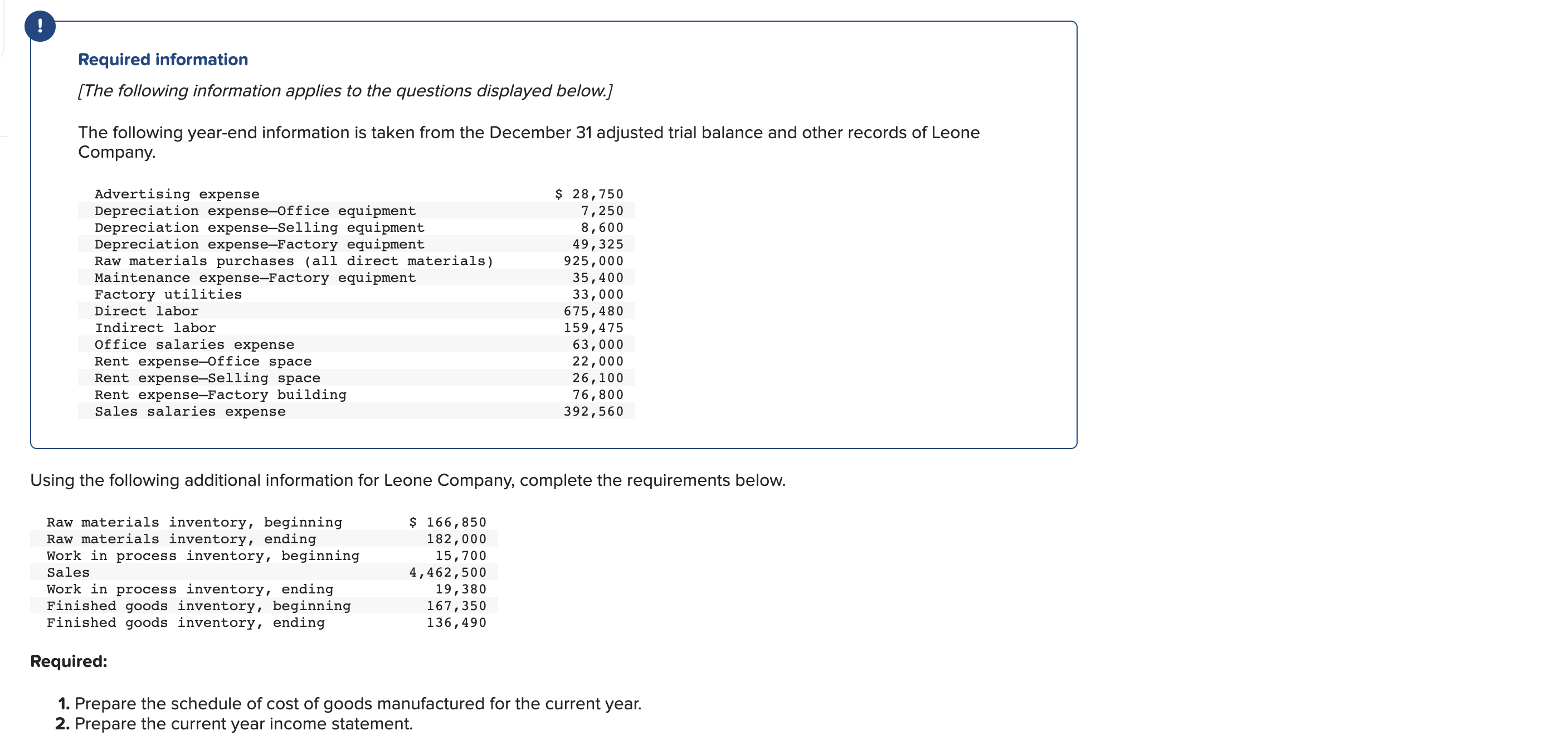Solved Required information [The following information Solved Required information [The following information