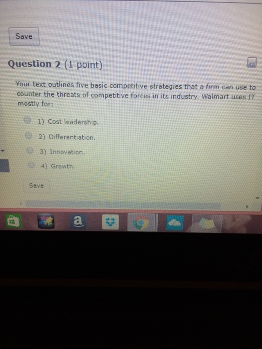 Solved Question 1 (1 Point) According To Competitive | Chegg.com