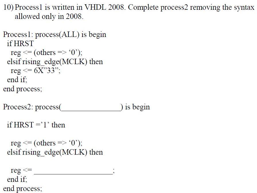 vhdl 2008 assignment