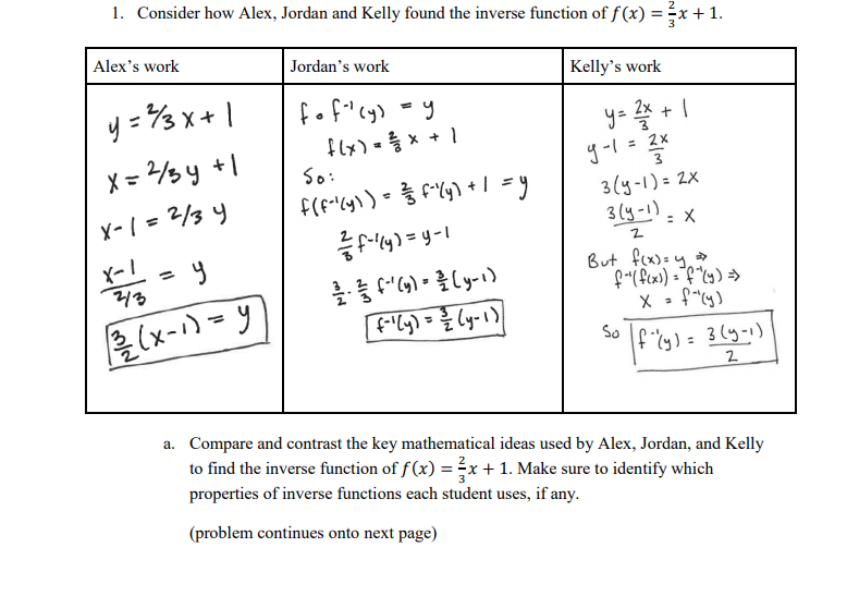 Solved 1 Consider How Alex Jordan And Kelly Found The Chegg Com