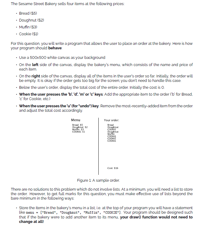 Python 3, Processing environment. Must be done in | Chegg.com