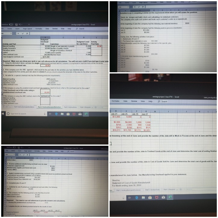 I am having trouble with parts of this project what | Chegg.com