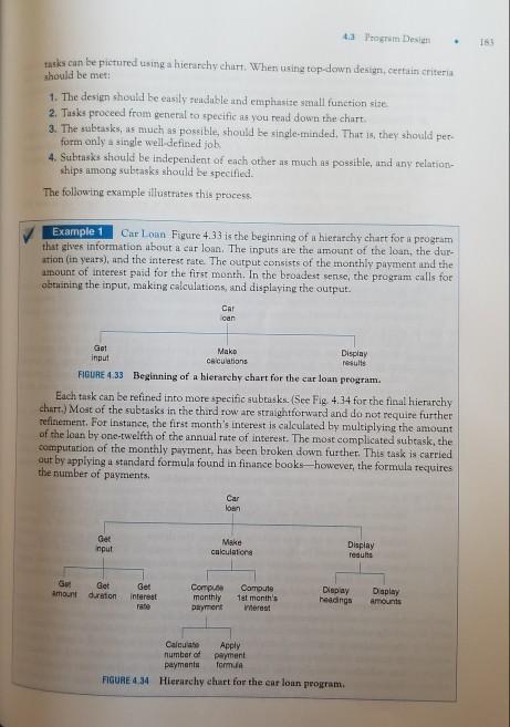Solved (Python Programming) Create a hierarchy chart (aka | Chegg.com