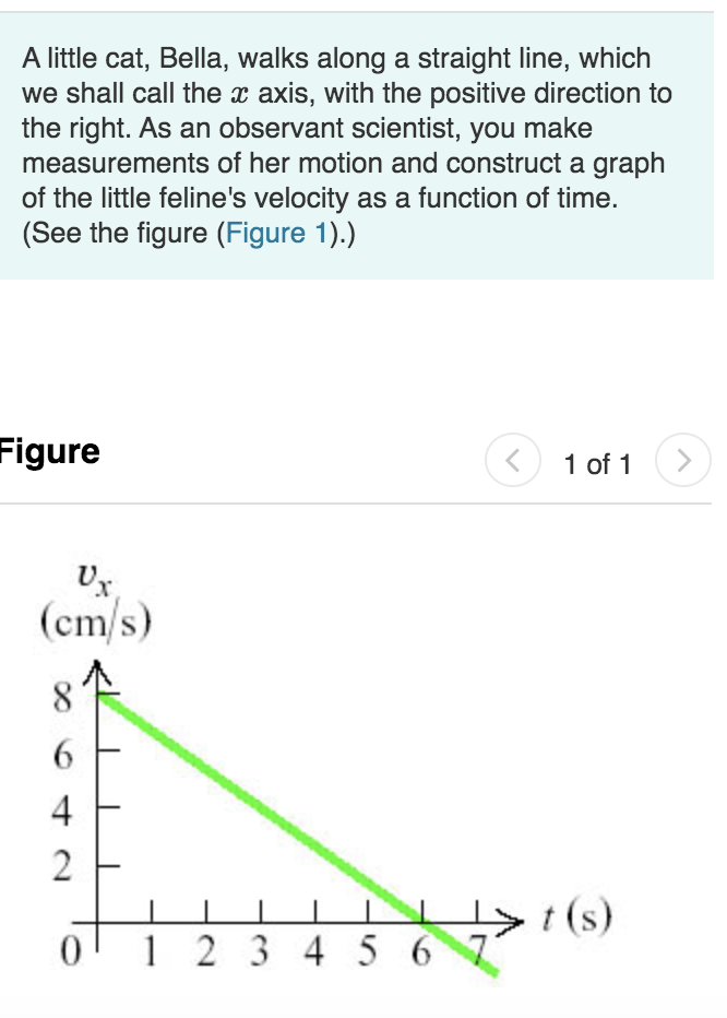A Find Bella S Velocity At T 4 0 Express Your Answer Chegg Com