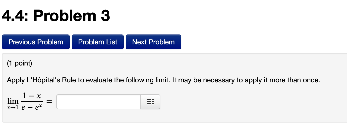 Solved 4.4: Problem 3 Previous Problem Problem List Next | Chegg.com