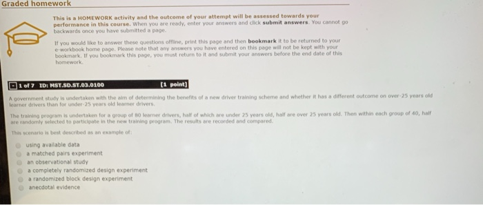 Solved Graded homework This is a HOMEWORK activity and the | Chegg.com