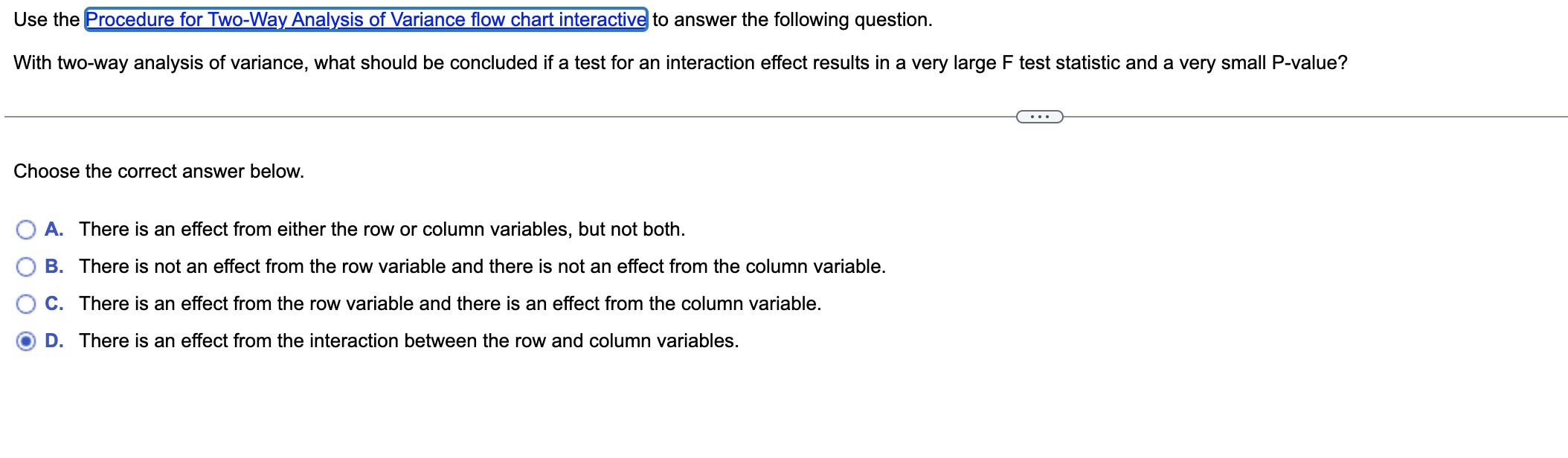 Solved Use the Procedure for Two Way Analysis of Variance Chegg