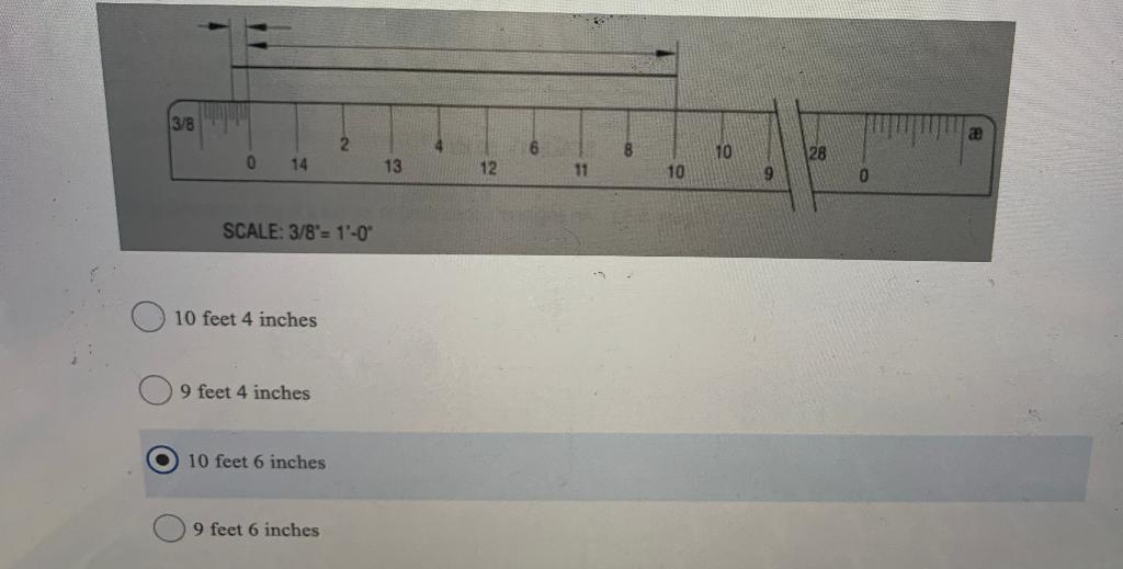 Solved what is the correct dimension of the line shown on | Chegg.com