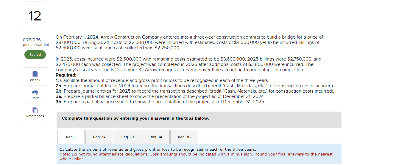 Solved On February 1 2024 Arrow Construction Company Chegg Com   PhpadhxJj