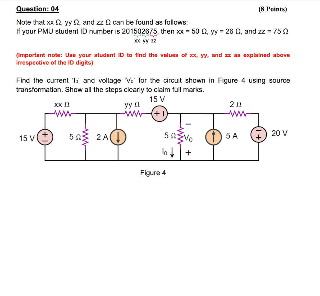 Solved Question 04 8 Points Note That Xx 12 Yy 12 And Chegg Com