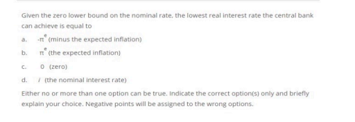 solved-given-the-zero-lower-bound-on-the-nominal-rate-the-chegg