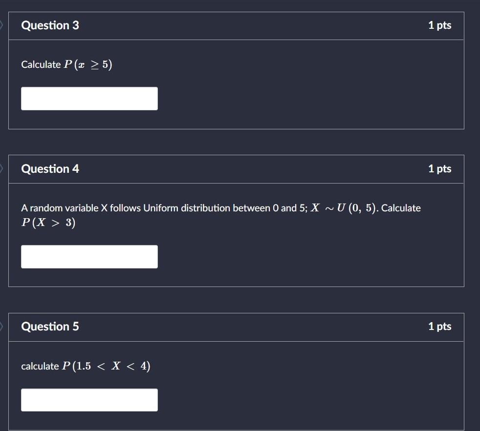 Solved A discrete random variable X has the following | Chegg.com