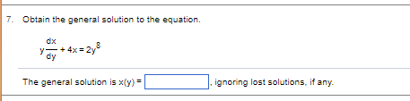 Solved 7 Modern Differential Equations please answer all | Chegg.com