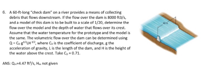 Solved 6. A 60-ft-long 
