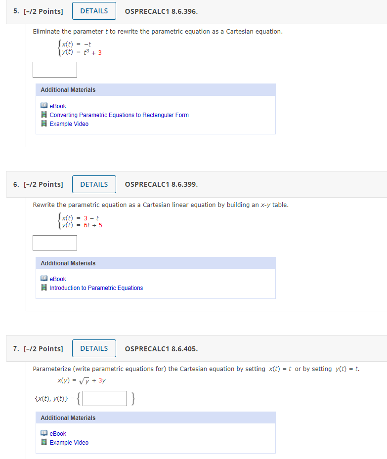 Solved please help me with these problems if you answer all | Chegg.com
