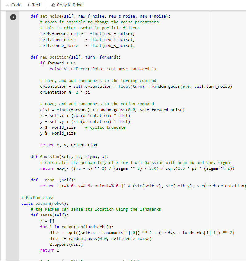 Solved B tt Find PacMan and the ghost • Task: use particle | Chegg.com