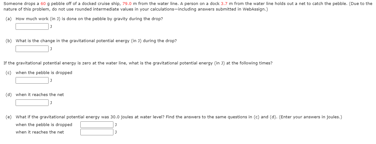 Someone Drops A 60 G Pebble Off Of A Docked Cruise Chegg Com
