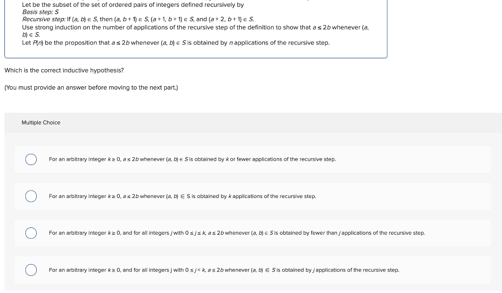 Solved Let Be The Subset Of The Set Of Ordered Pairs Of I Chegg Com