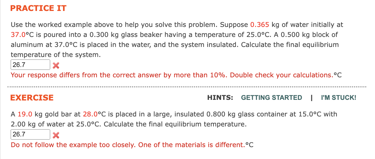 Solved GOAL Solve a calorimetry problem involving three