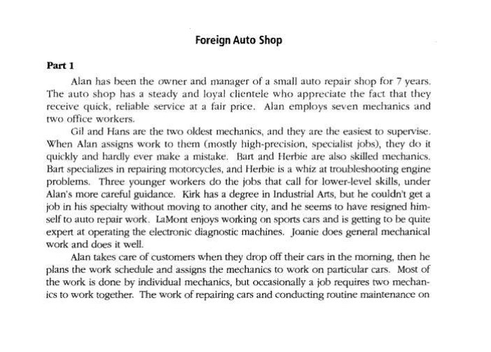 Solved Foreign Auto Shop Part 1 Alan has been the owner and | Chegg.com