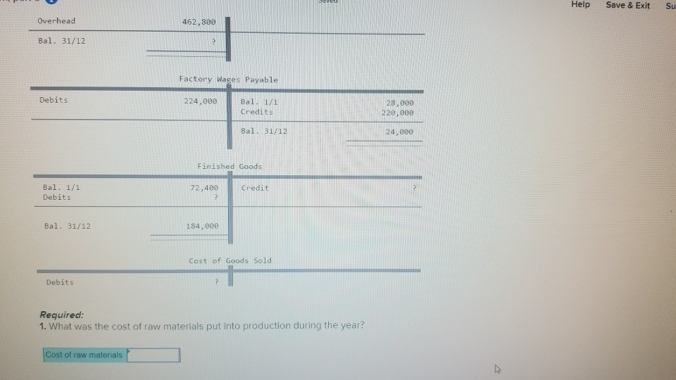 Solved Selected ledger accounts for Realm Company are given | Chegg.com