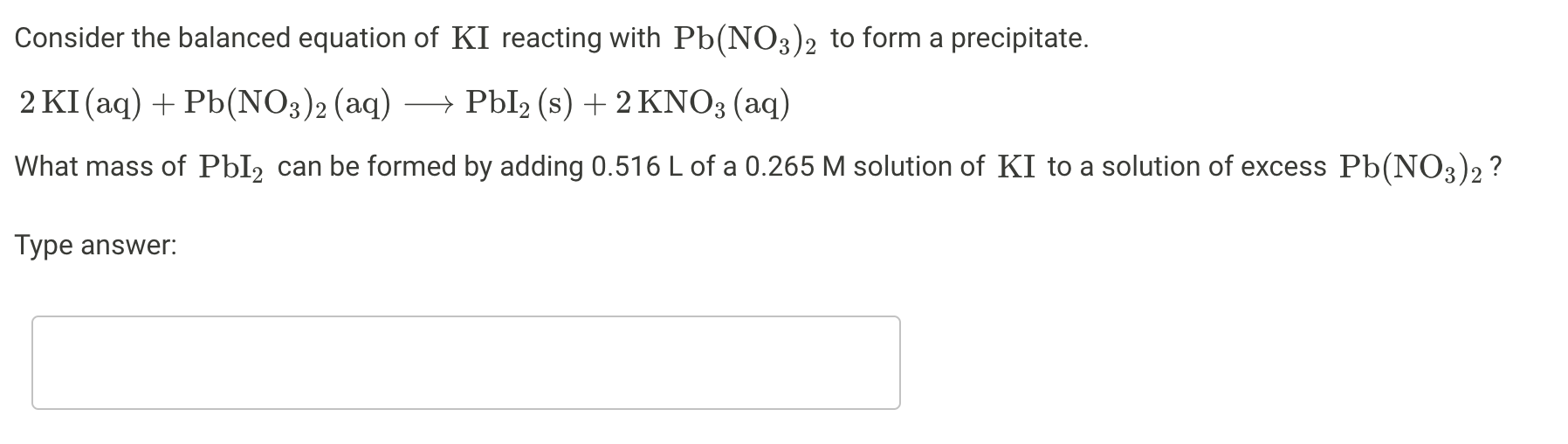 pbcl2   ki balanced equation