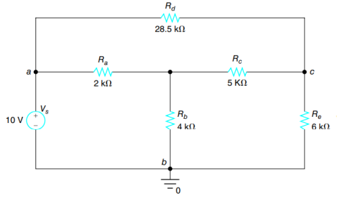 Solved Find the total resistance as seen by the source in | Chegg.com