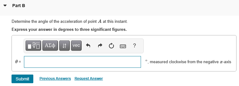 Solved At A Given Instant The Slider Block B Shown In | Chegg.com