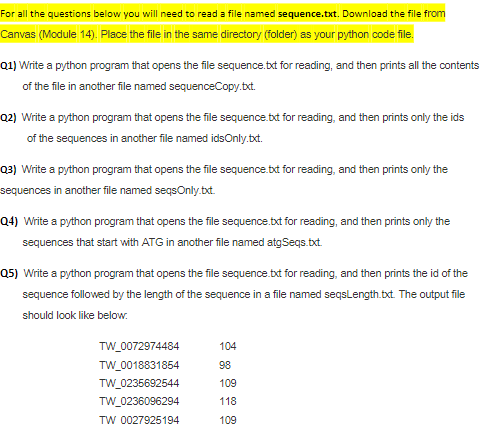 Solved For all the questions below you will need to read a | Chegg.com