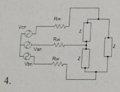 Solved 4. For the three-phase system shown in the figure | Chegg.com