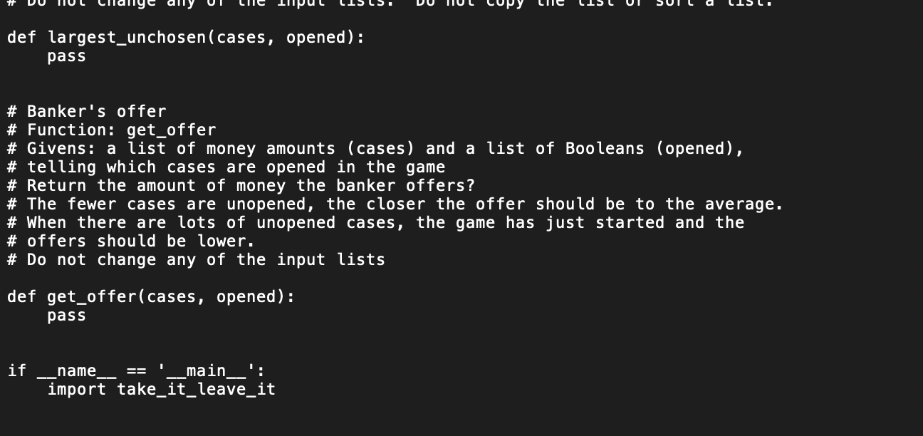 in python please this is for a project project | Chegg.com