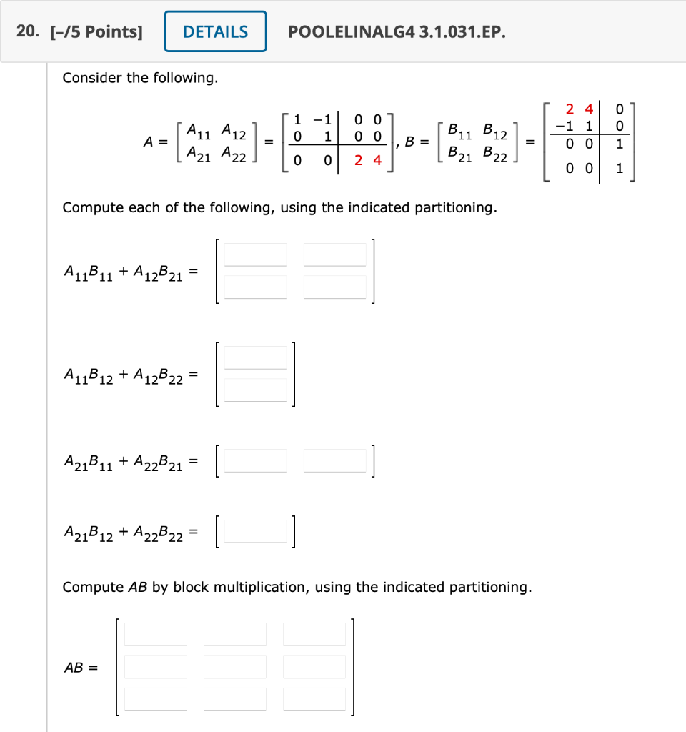 Solved Consider The Following. | Chegg.com