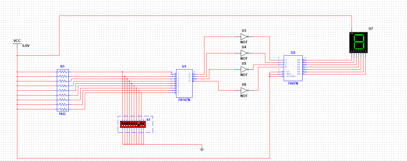 Above circuit can display up-to 9 when the relevant | Chegg.com