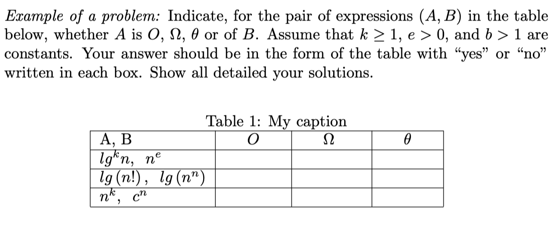 Solved Example Of A Problem Indicate For The Pair Of Chegg Com