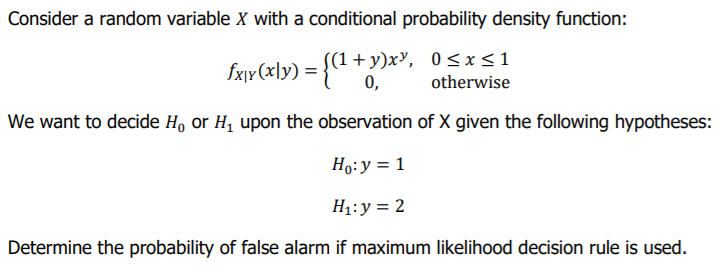 Consider a random variable X with a conditional | Chegg.com
