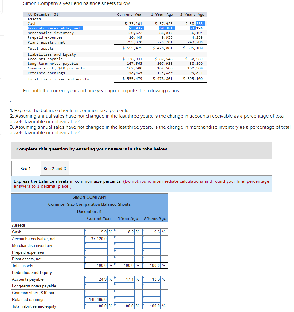 solved-1-express-the-balance-sheets-in-common-size-chegg