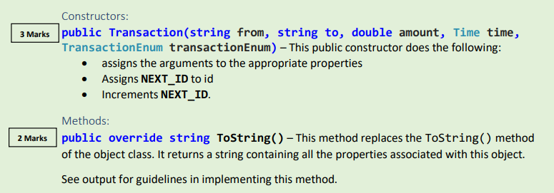 Solved Programming ∥− Transactions Management System A | Chegg.com