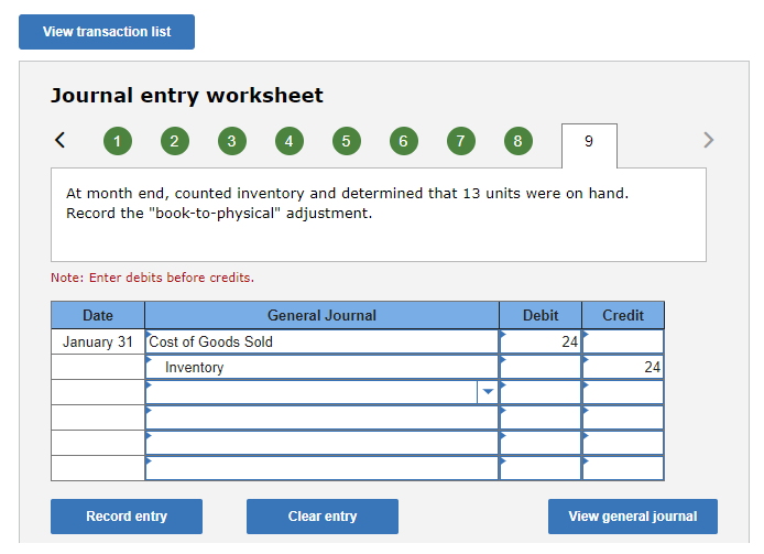 Solved Required information [The following information
