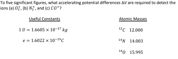 Solved The Image Shows A Simple Mass Spectrometer, An | Chegg.com