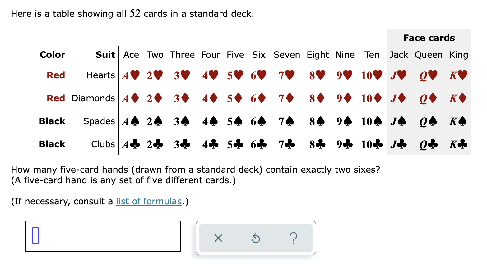 solved-here-is-a-table-showing-all-52-cards-in-a-standard-chegg