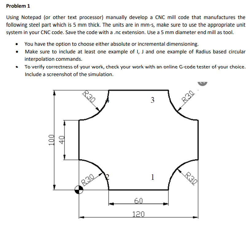 Solved Problem 1 Using Notepad (or other text processor) | Chegg.com