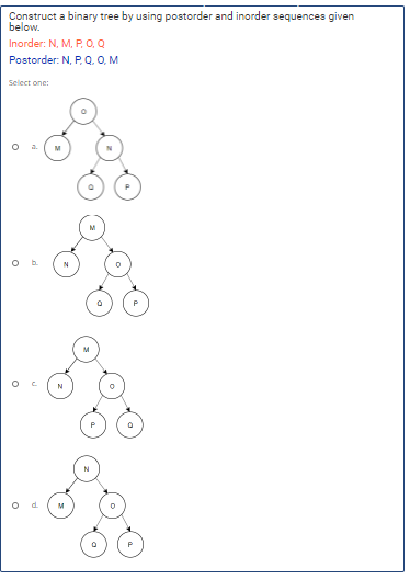 Solved In A Full Binary Tree If The Number Of Internal No Chegg Com