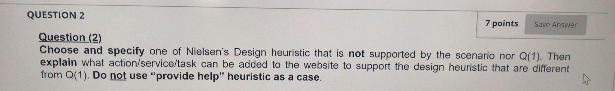Solved QUESTION 1 7 points Save Answer Consider the | Chegg.com