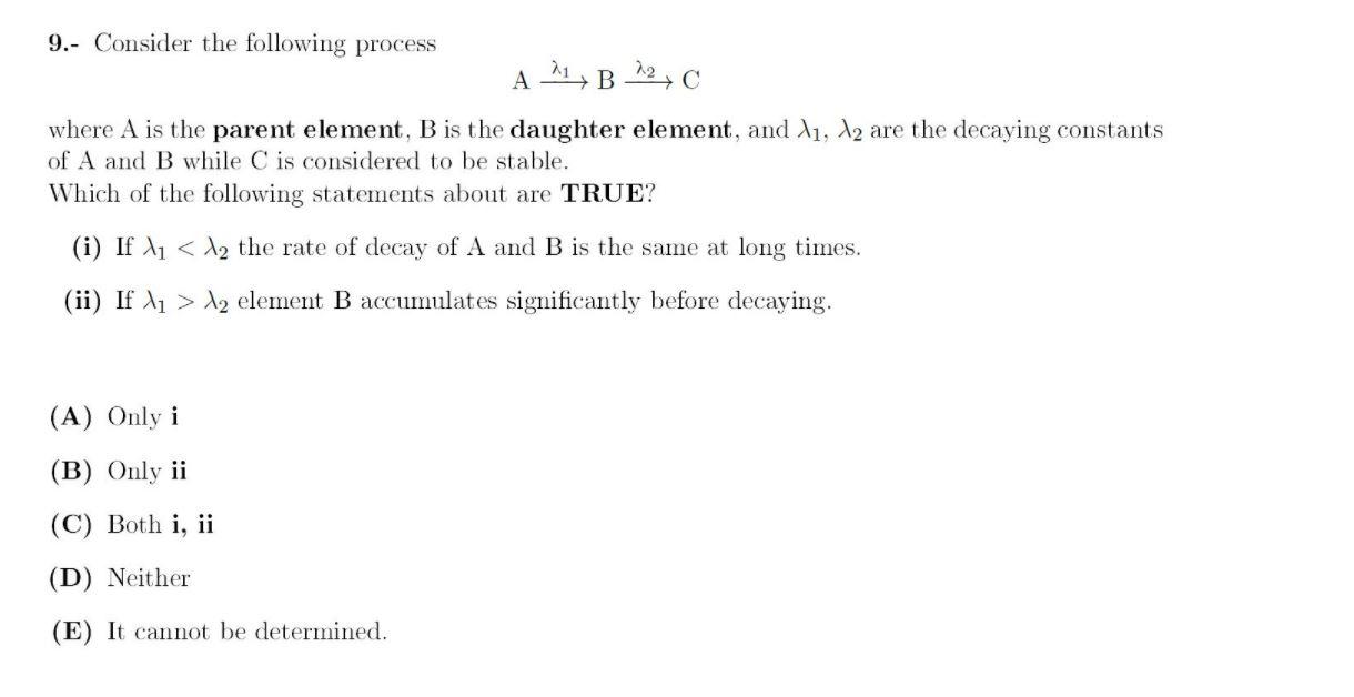 Solved 9.- Consider The Following Process A21, B 12,0 Where | Chegg.com