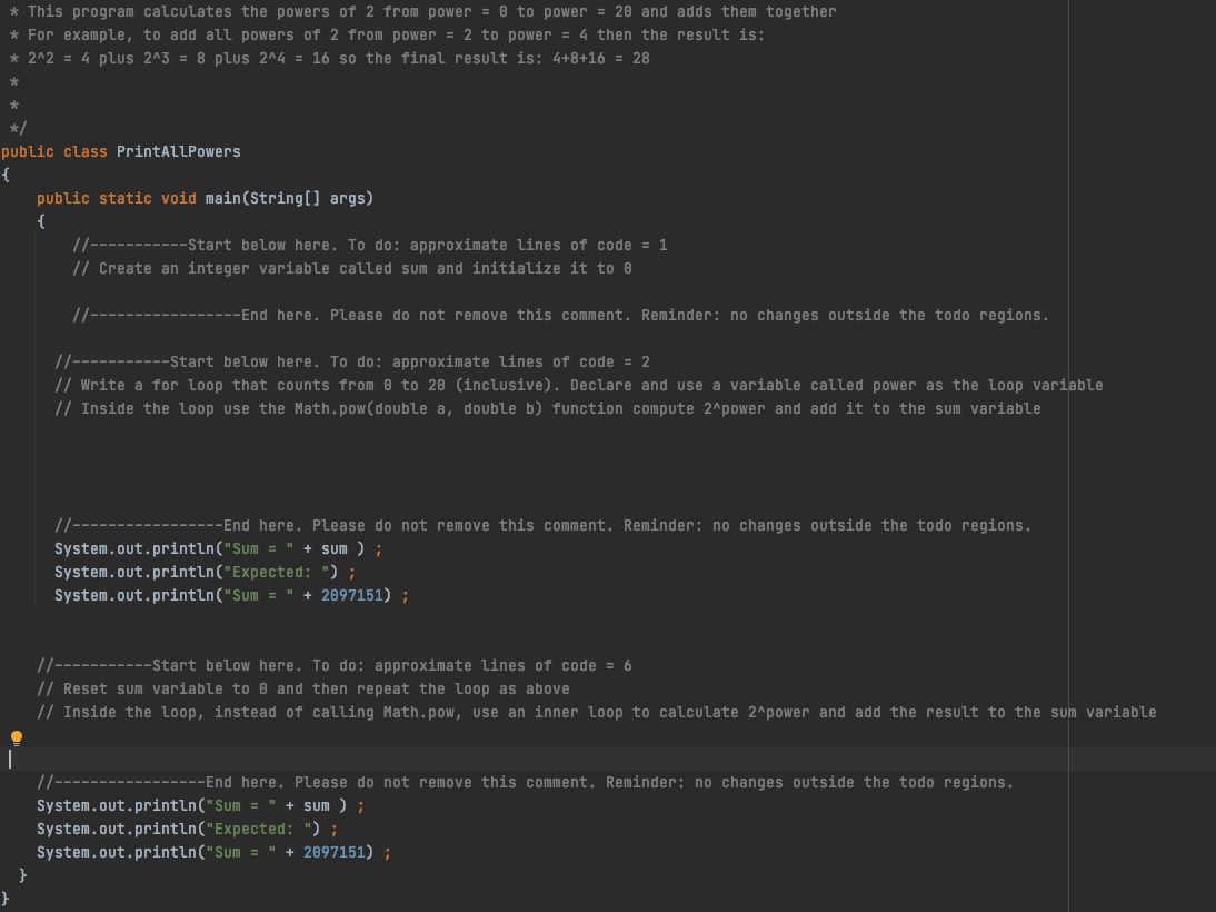 solved-this-program-calculates-the-powers-of-2-from-power-chegg