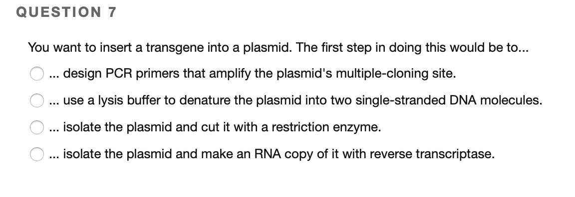 Solved QUESTION 5 Taq Polymerase (the DNA Polymerase | Chegg.com