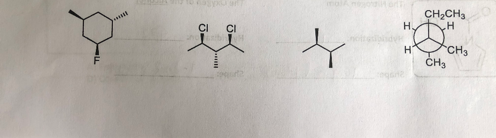 Solved Ch2ch3 Th Ci Ci C De 4 Ch3 Ch3 Chegg Com