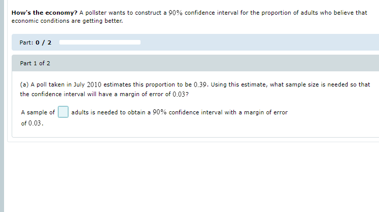 Solved A Pollster Wants To Construct A Confidence Chegg Com